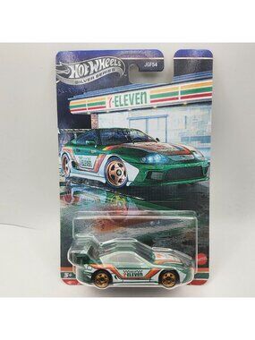 Hot Wheels Toyota Supra 7-11 7-Eleven Silver Series